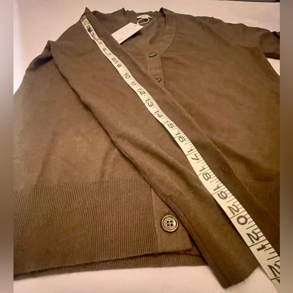 NWT Minnie Rose Lauren V-Neck Button Down Cardigan - Picture 6 of 7